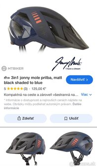 Cyklistická prilba S / M - 54 - 59 cm - NOVÁ - 4