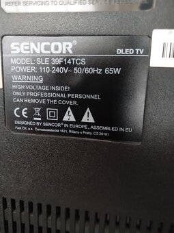 TV SENCOR SLE 39F14TCS Uhlopriečka 99cm. - 4