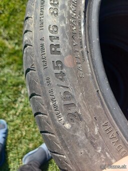 215/45 r16 letne pneumatiky ,Kumho - 4
