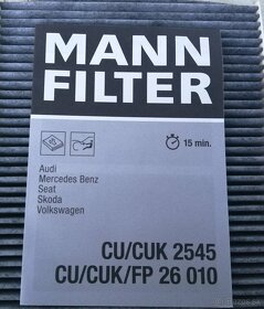 MANN FILTER CUK 2545 - 4