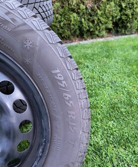 R15 zimná sada VW 5x112 s pneu. 195/65 R15 - 4