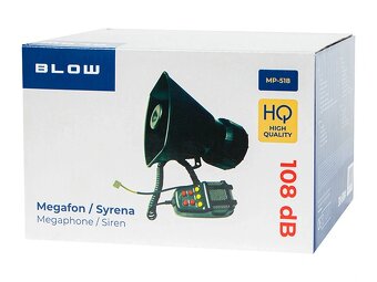 Strešný prenosný megafón BLOW MP-518 - 4