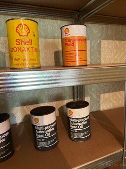 Plechovice na olej shell - 4