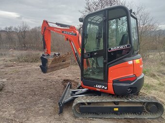 Minibager Bager Kubota u 27 -4 stav nového - 4