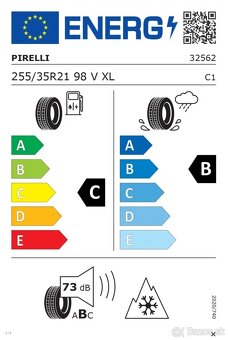 1ks NOVÁ 255/35 R21 98V XL PIRELLI WINTERSOTTOZERO 3 - 4