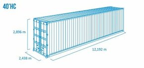 Predam lodne kontajnery 40HC 12m - 4