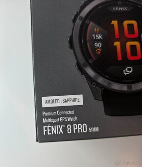 Garmin Fenix 8 Pro 51 mm AMOLED carbon gray titan, NOVE - 4