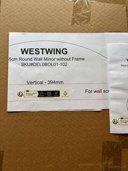 Okrúhle zrkadlo Westwing - 4