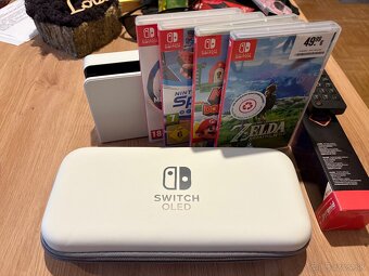 🎮 Nintendo Switch OLED + 4 HRY – ZÁRUKA do 8/2026 🎮 - 4