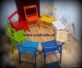 FaNTaSTicKé Certifikované Drevené Skladacie Bukové Stoličky - 4