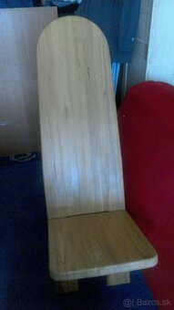 Predaj farebnej poličky a stoličky z masíva - 4