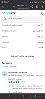 Odvlhčovač vzduchu elektrolux - 4