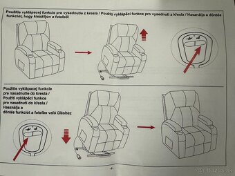 MASÁŽNE POLOHOVATEĽNÉ KRESLO S VYKLÁPANÍM - UNIZDRAV - 4