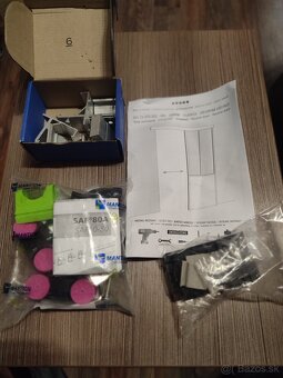 Kovanie pre posuvné dvere - ČIERNE - 4