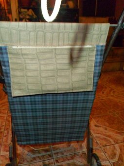 pevný kovový športový kočík retro - 4