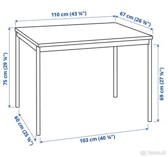 Jedálenský stôl so 4 stoličkami - 4