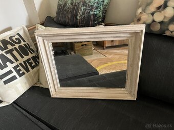 Vintage zrkadlo 51x41cm - 4