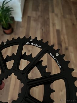 Nový prevodník Goldix 48/32 pre cestný alebo gravel bicykel - 4