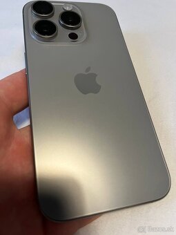 iPhone 15 pro 256gb, v stave nového bez poškodenia - 4