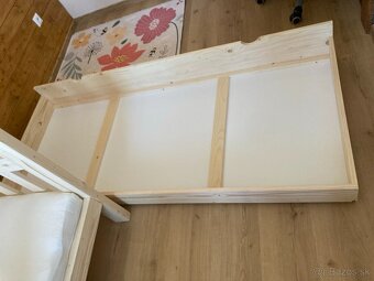 Drevený úložný priestor pod posteľ - 4