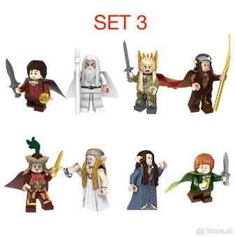 Figúrky pán prsteňov 1 (8ks) typ lego - 4