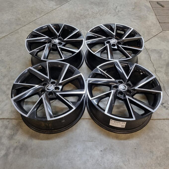 Škoda hliníkové disky 5x100 R18 7J ET39 - 4