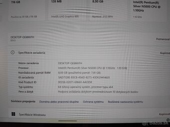10" tablet Lenovo 81H3 dotykový Windows 11 Home TOP stav - 4