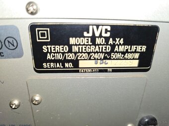 JVC A-X4 vintage stereo zosilňovač - 4