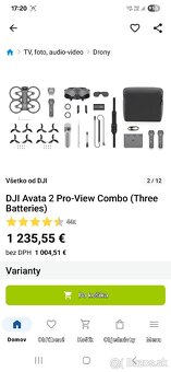 Dron dji avata 2 combo ako na obrázku? - 4