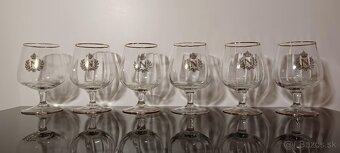 Kultové poháre Napoleonky fazetované 6 ks krásny stav - 4