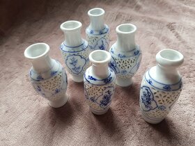 Mini vaza Cibulak porcelan 6x - 4