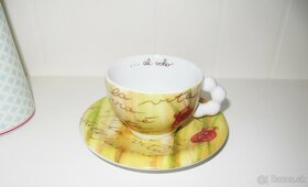 Porcelán - šálka a tanierik, Thun - Made in Italy - 4