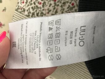 LIU JO black originál luxusne damske teplaciky S - 4
