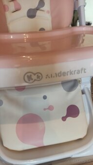 Stolička na kŕmenie Kinderkraft Yummy Pink - 4