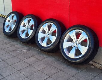 ŠKODA SUPERB 5x112 HLINÍKOVÉ DISKY SO ZIMNÝMI PNEUMATIKAMI - 4
