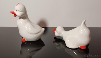 Krásne porcelánové staré kačičky 60 te roky - 4