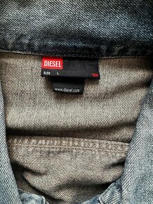 Nová,pánska,kvalitná džínsová bunda DIESEL - veľkosť L - 4