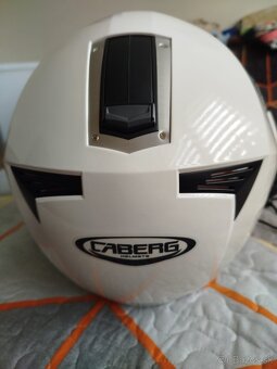 Ľahká Unisex modulárna motocyklová prilba Caberg Sintesi Whi - 4