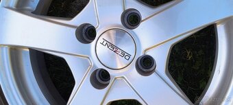 Hliníkové disky s pneumatikami používané jednu zimu - 4