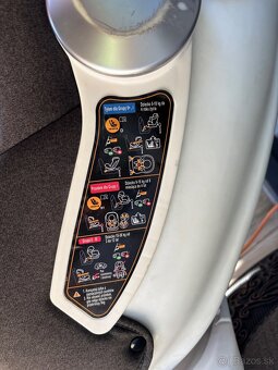 Detská autosedačka s isofixom a stabilizačnou nohou - 4