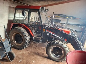 ZETOR 7245 4X4 + ČELNÍ NAKLADAČ - 4