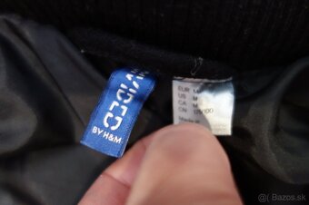 Suprový sýtočierny pánsky/chlapčenský kabát H&M - 4