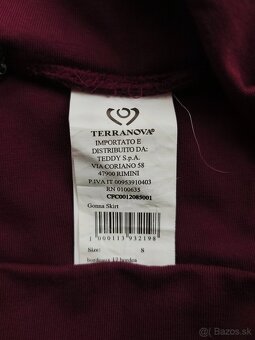 Bavlnená vínová sukňa - 4