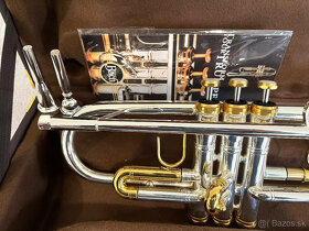 Predám novú profi B- Trúbku, Trumpeta kópia komplet s označe - 4