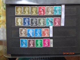 Poštové známky - ANGLICKO - 6 FOTO - 4
