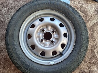 Predám letné pneumatiky na plech. Diskoch 4x 165/70R13 - 4
