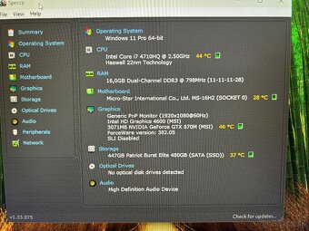 Herný MSI GS60 Ghost Pro-15,6"FHD,i7,16gb ram,GTX 870m - 4