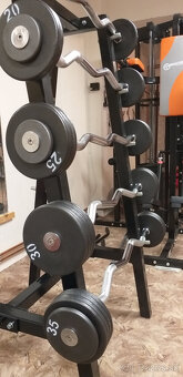 Bicepsová osa pevná váha (rovná, EZ) - NOVÁ - 4
