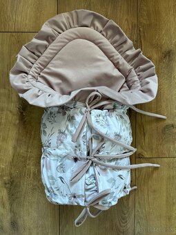 Set pre bábätko staroružové kvety - 4