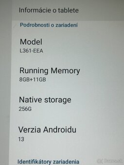 Predám Tablet značky FastWD 256GB - 4